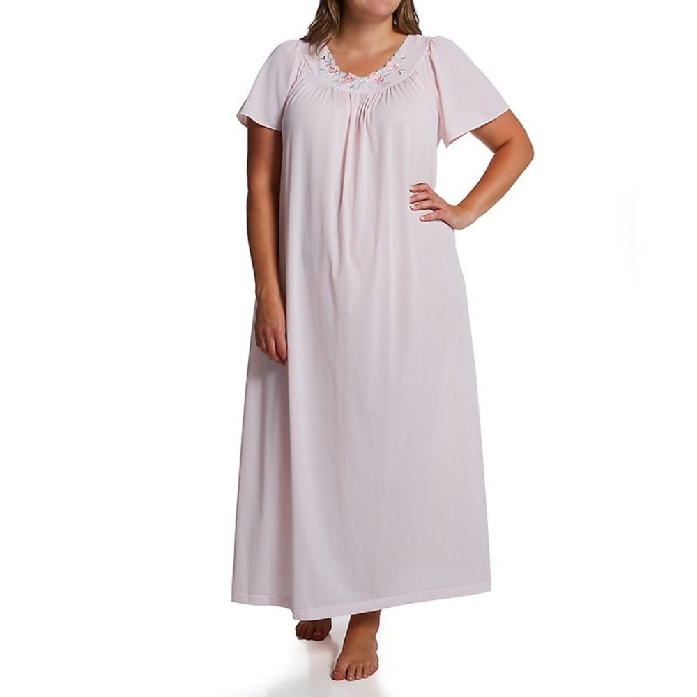 Shadowline Plus Petals 53 Inch Gown -  Pink  32280X